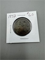 1852 Large Cent