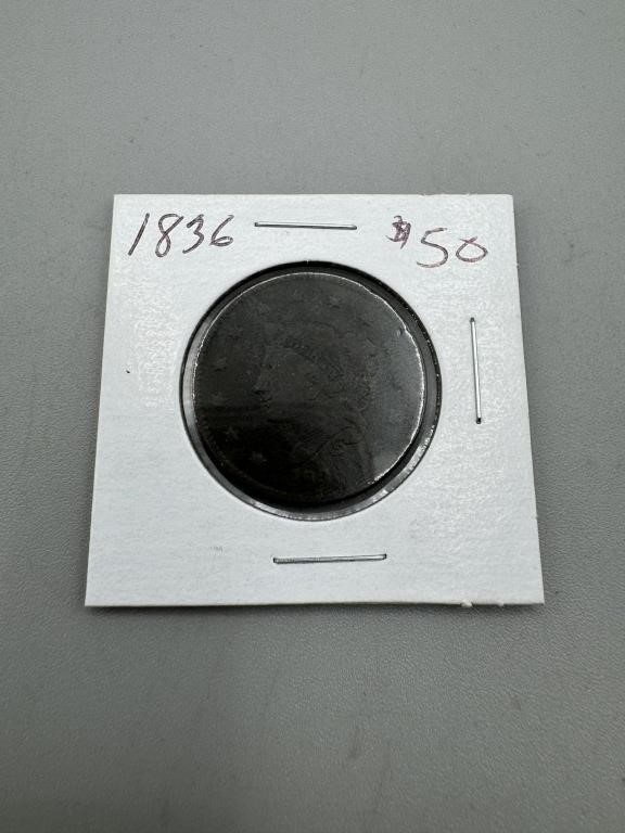 1836 Large Cent