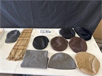 Various Hats / Scarf / NCAA Rag