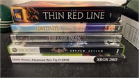 (2) XBox 360 Games & (3) Movies