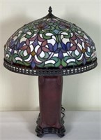 CONTEMPORARY STAINED GLASS TABLE LAMP