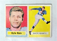 1957 Topps Kyle Rote Card #59