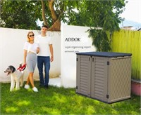 $274ADDOK 26 Cu.ft Outdoor Storage Shed Multi-Func