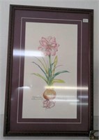 Frames and matted watercolor Kathy Gugliotta 1992