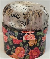 FABULOUS VINTAGE LADIES FEATHER HAT W HAT BOX