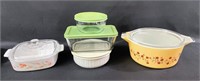 Lot of Glass kitchen Baking Containers