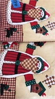 set of 2 Christmas potholders