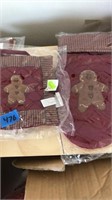 NEW Gingerbread man pot holders