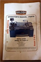 Baileigh - Metal Lathe - with lots of attachments