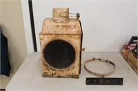 Lg. antique metal lantern