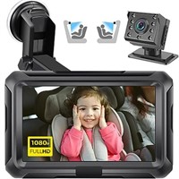 Zacro 1080P Baby Car Camera, 4.3" Baby Camera for