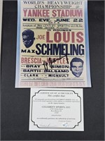 8x10 Max Schmeling Heavyweight Champion Signed Ph-