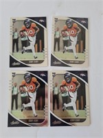 2020 Absolute Jerry Jeudy RC Lot of 4 Cards