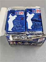 1992 PGA Tour Pro Set Golf Card Box with 36 Packs