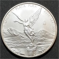 2011 MEXICO - BU Libertad 1 ounce .999 Silver