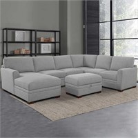 1 Thomasville Langdon Fabric Sectional with