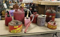 (8) Assorted Gas Cans