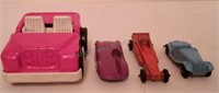 Vintage Tonka Jeep and Tootsie Toy/Assorted Toy