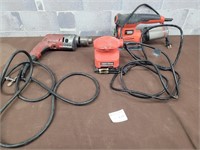Electric drills and sanders