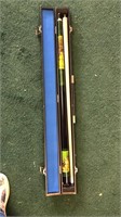 pool stick in case w/wolfe picture