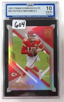 2021 Donruss Elite Patrick Mahomes ISA Graded 10