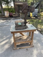 Craftmans Bench & Drill Press