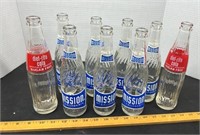 9 Mission and Diet-rite Cola Bottles.