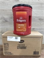 Folgers Colombian 40.3 oz and 8-16 oz creamers