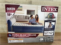 Intex queen air bed appears factory packed