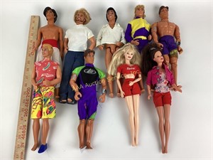 Barbie Doll, Aladdin Doll, Ken Barbie Dolls, Max