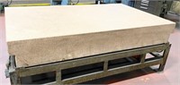 60"x 96" "PINK" GRANITE SURFACE PLATE w/ Stand