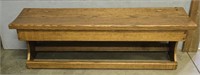 Solid Wood Bench w/ Storage