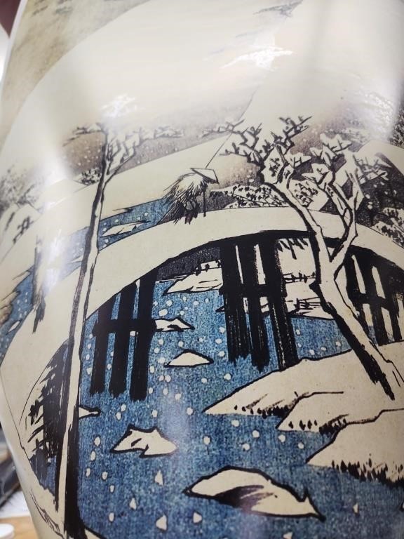 Utagawa Snowy Landscape Poster