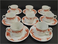 Fukagawa For Tiffany & Co Cups & Saucers Porcelain