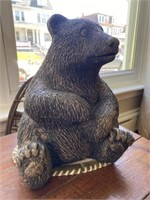Heavy Composition Bear Figurine