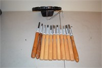 Buck Brothers Lathe Tools w/ Rockler Holder