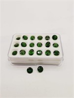 (LB) Chrome Diopside Gemstones - (approx 14 cts)