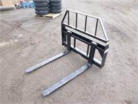 Unused 42" Skid Steer Fork Attachment