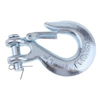 1/4" Winch Hook with Clevis Safety Latch