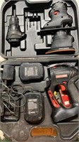Craftsman Battery Drill, Jigsaw, Sander with 2