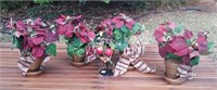 (4) Poinsettia Lot