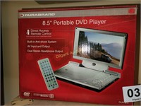 Durabrand 8.5" portable DVD player