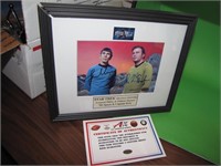 Star Trek Signed Photo 8 x 10 Framed