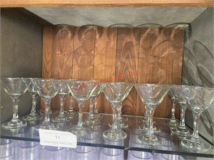 LOT - MARTINI GLASSES