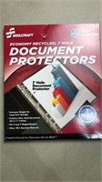 Box of 500 document protectors