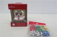 Lot of Baby's First Christmas Ornament & Pack of