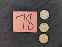 1923/1935/1937 Half Dollars