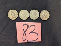 4- 1963  Half Dollars