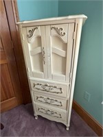 Small White Provincial Type Cabinet  - rough