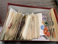 German Stamps in a shoe box